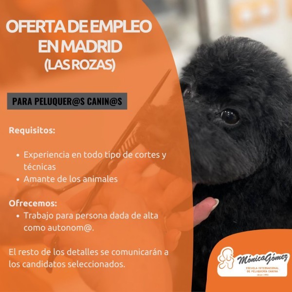 Se busca Peluquer@ Canin@ en Las Rozas